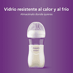 Mamadera Natural Response 240ml vidrio Avent SCY933/01