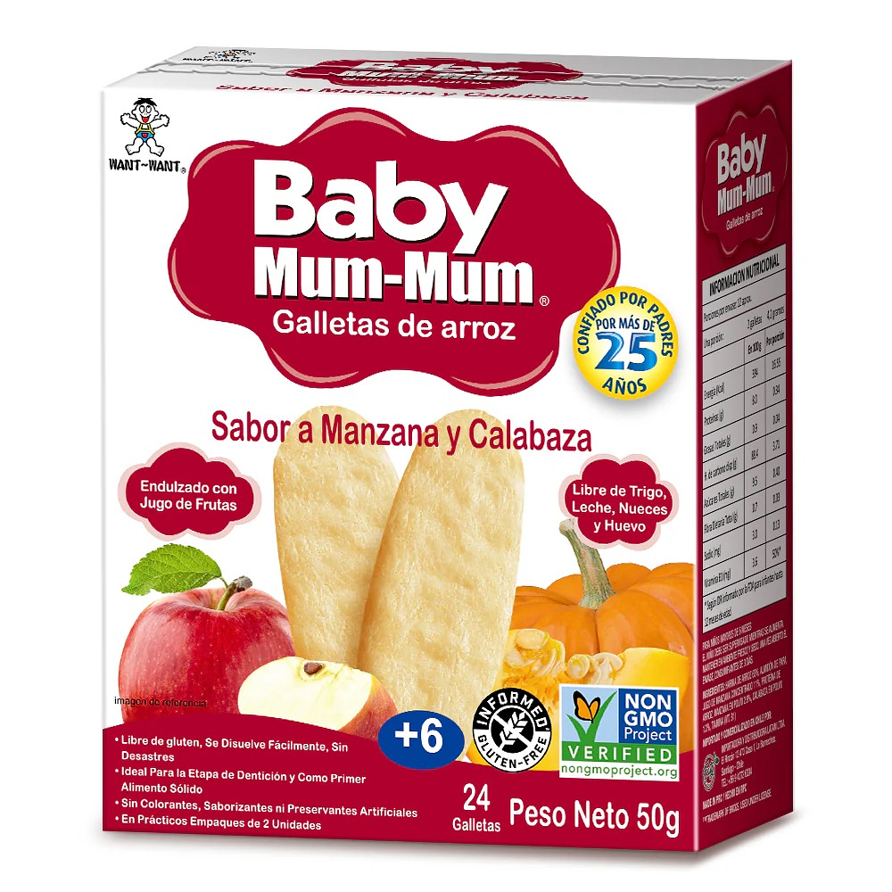 Baby Mum-Mum Manzana & Calabaza