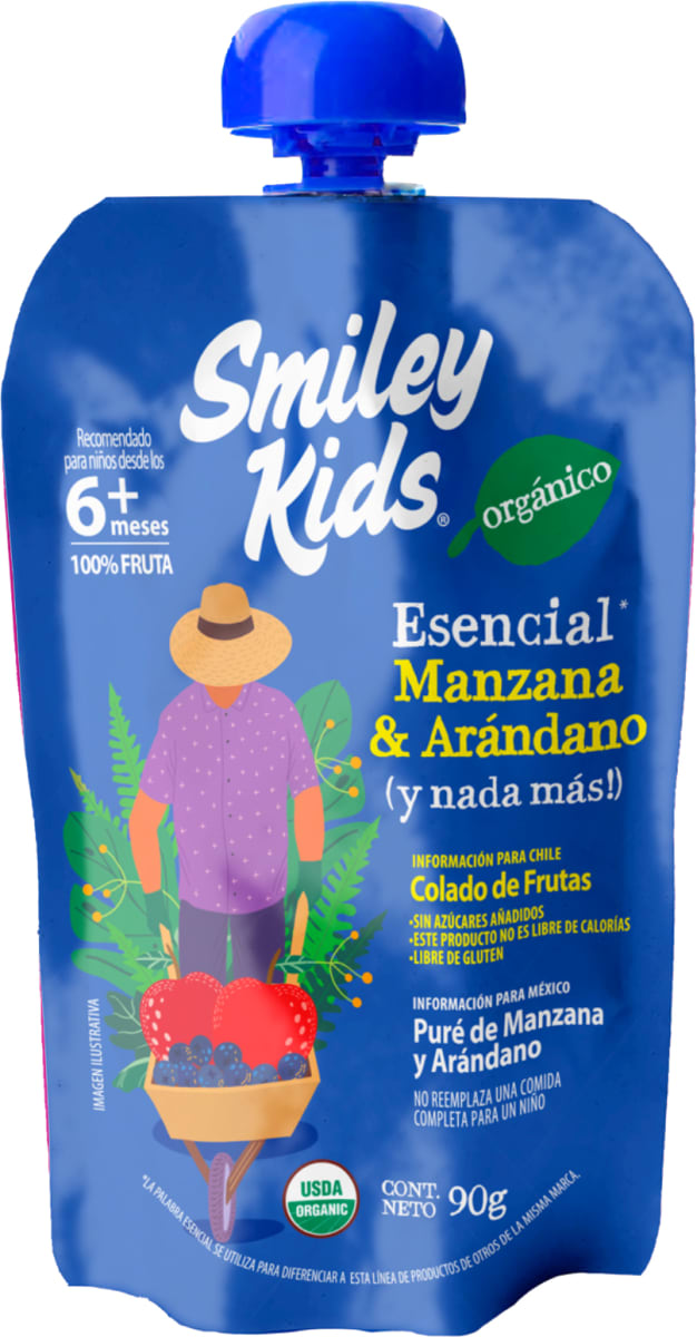 Compota Orgánica Manzana Arándano