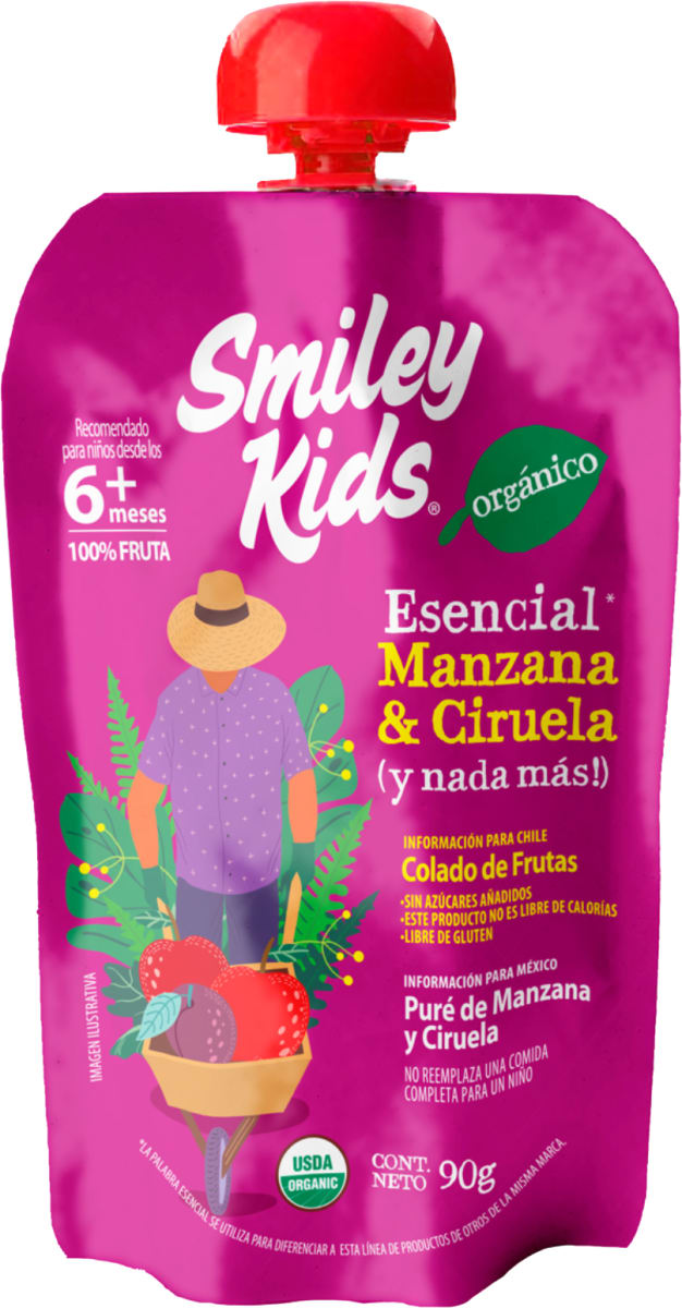Compota Orgánica Manzana Ciruela