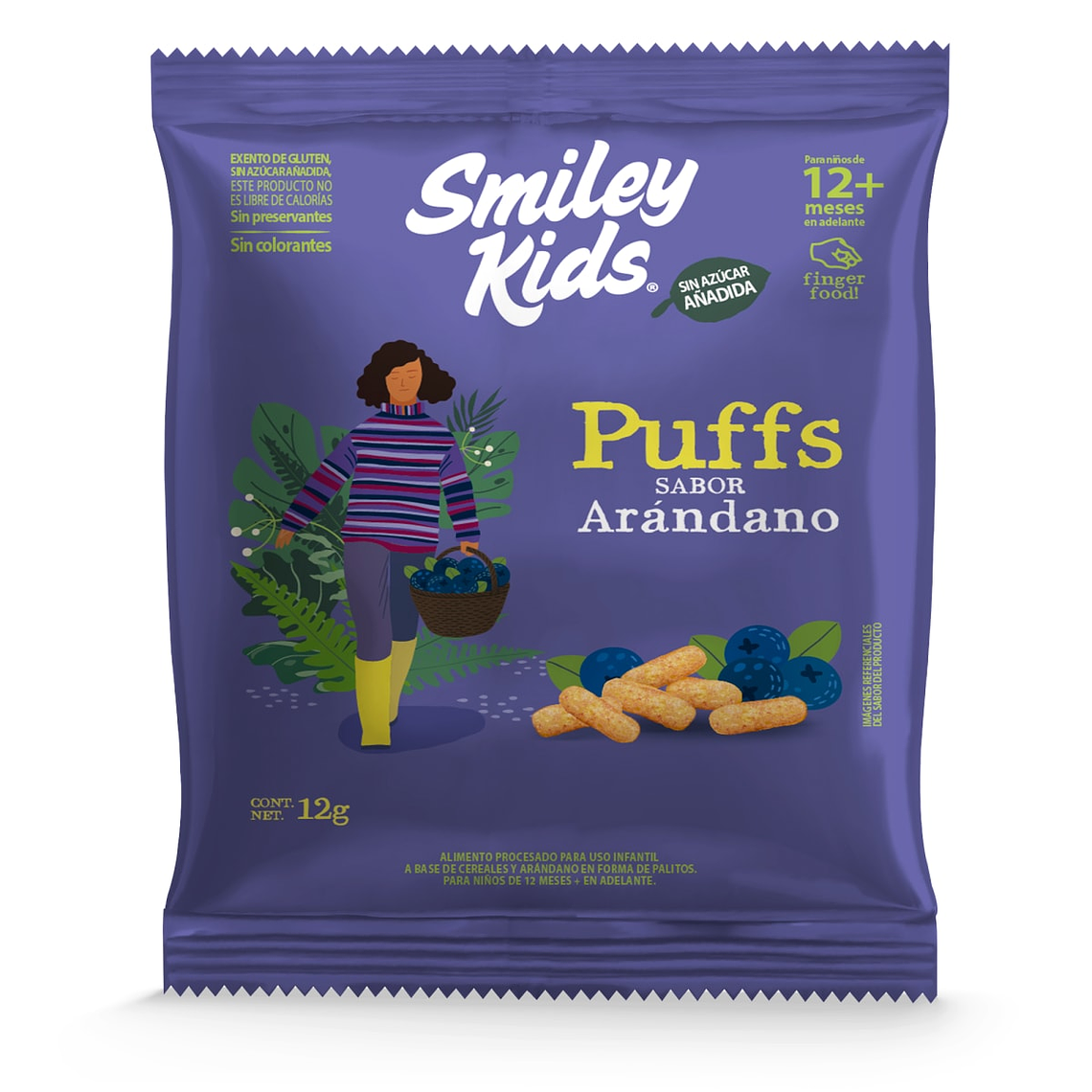 Puffs Arándano 12 grs 1