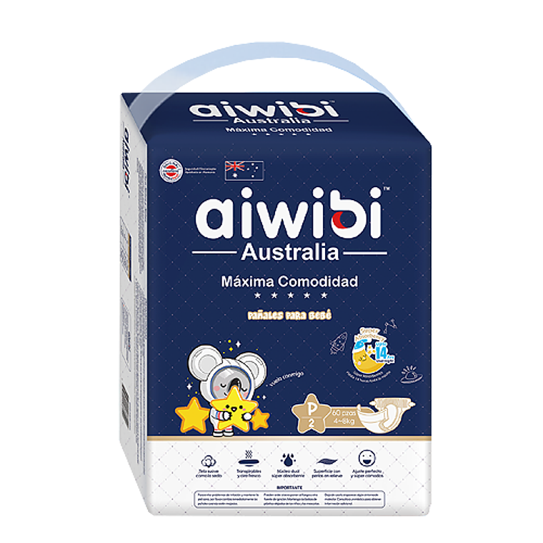Aiwibi Dulce Noche P (4-8Kg) 60 uds 1