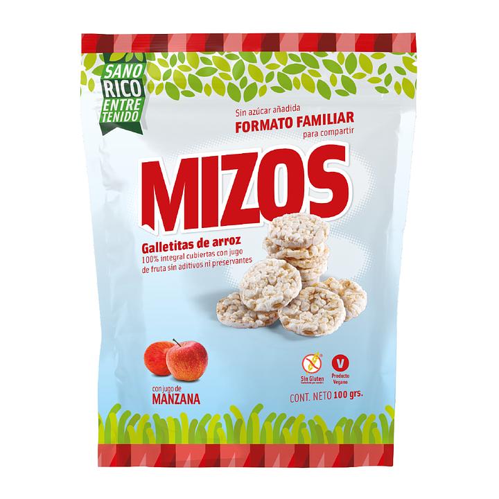 Galletas de arroz Mizos Manzana 100grs