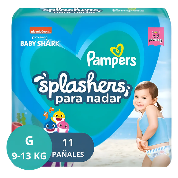 Pampers Splashers G (9-13 KG) 11 uds 1