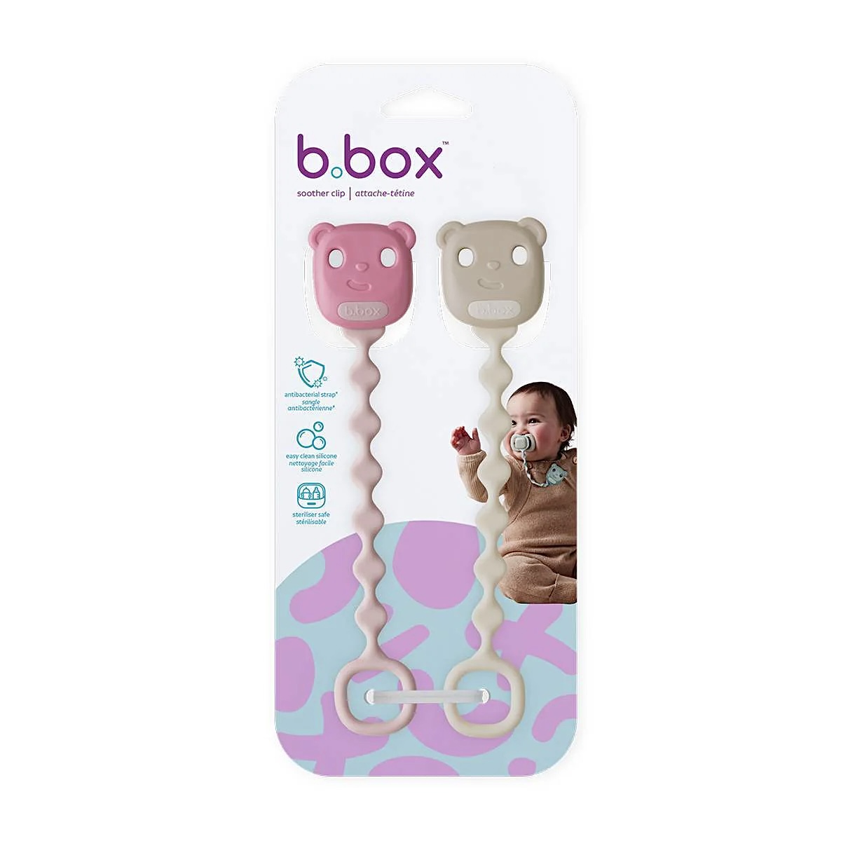 Porta chupete blush - vanilla B.box