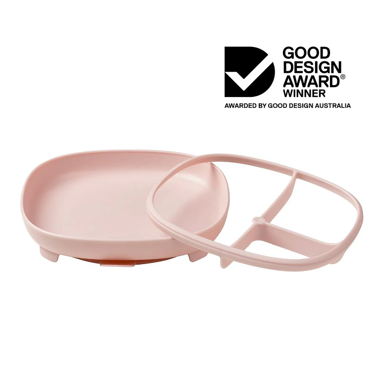Plato con ventosa 2 en 1 Blush 2