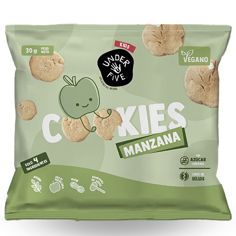 Galletas Cookies MANZANA Underfive  1