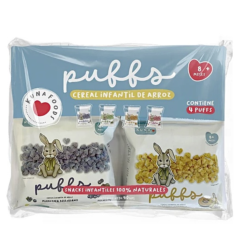 Pack 4 sabores Puffs Kuna 2