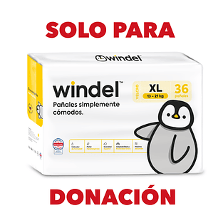 Donación Pañales Windel XL (36 un.) – Incendios Biobío