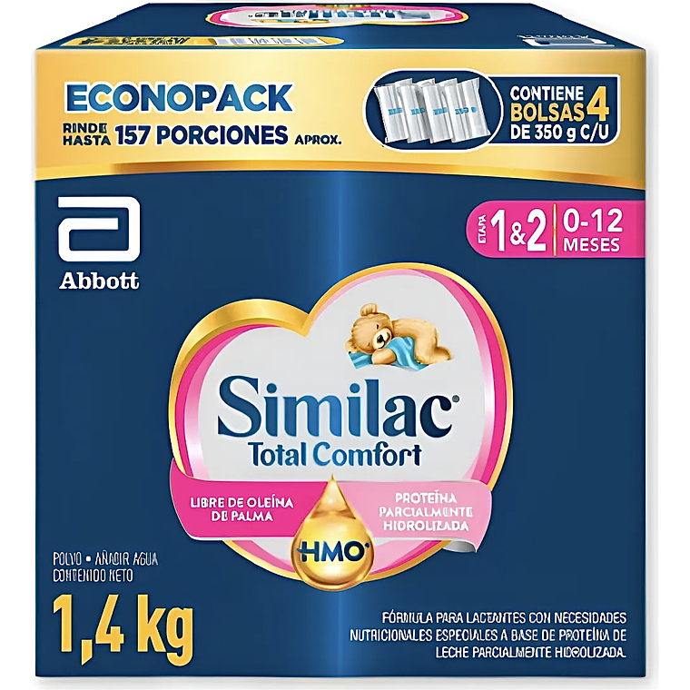 Similac Caja Total Comfort 1 y 2 1400 gr 1