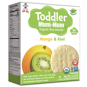 Toddler Mum-Mum Mango Kiwi Orgánicos 50gr