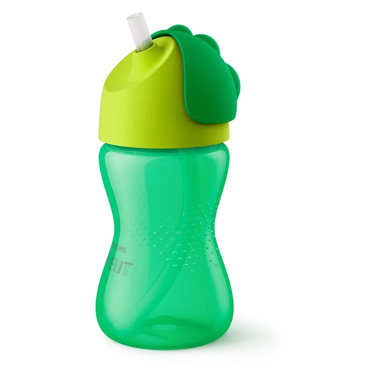 Vaso con bombilla Flexible Philips Avent Verde 300 ml (12m+) 2