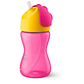 Vaso con Bombilla Flexible Philips Avent Rosado 300 ml (12m+) - Miniatura 2