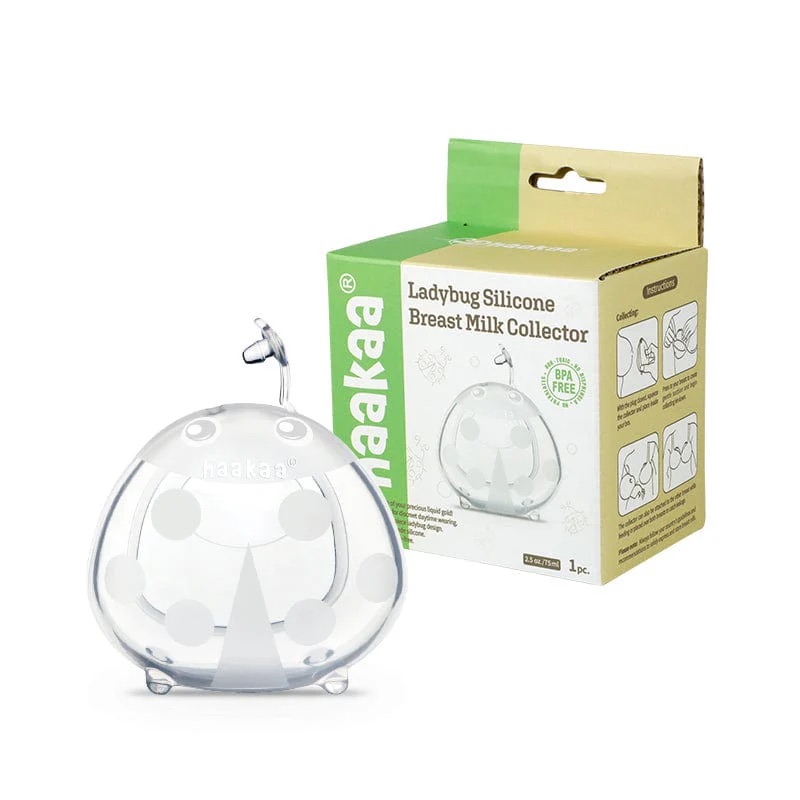 Recolector de leche materna Haakaa LadyBug 75 ml Pack 2 unidades