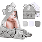 Momcozy – Set de Toalla con Capucha + Toallitas. - Miniatura 2