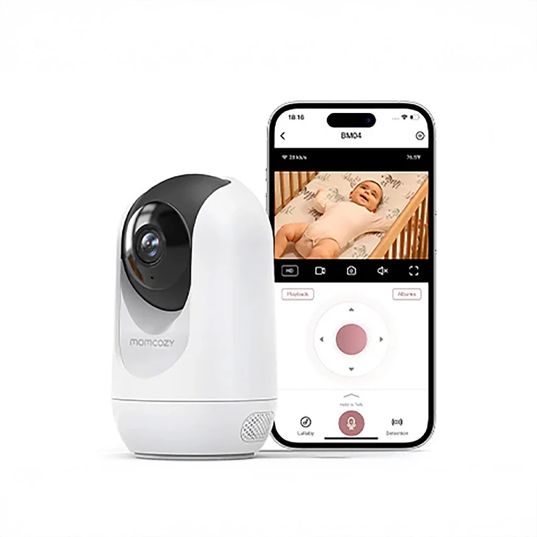 Monitor de Bebé Full HD Wi-Fi Momcozy 2