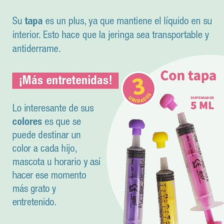 Jeringa Dispensadora de Medicamentos para Bebé La Prepie 4