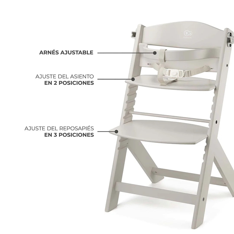 Silla de Comer Evolutiva Kinderkraft Enock 2 en 1 29