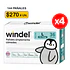 Windel L (10-15kg) 144 uds