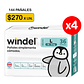 Windel L (10-15kg) 144 uds - Miniatura 1