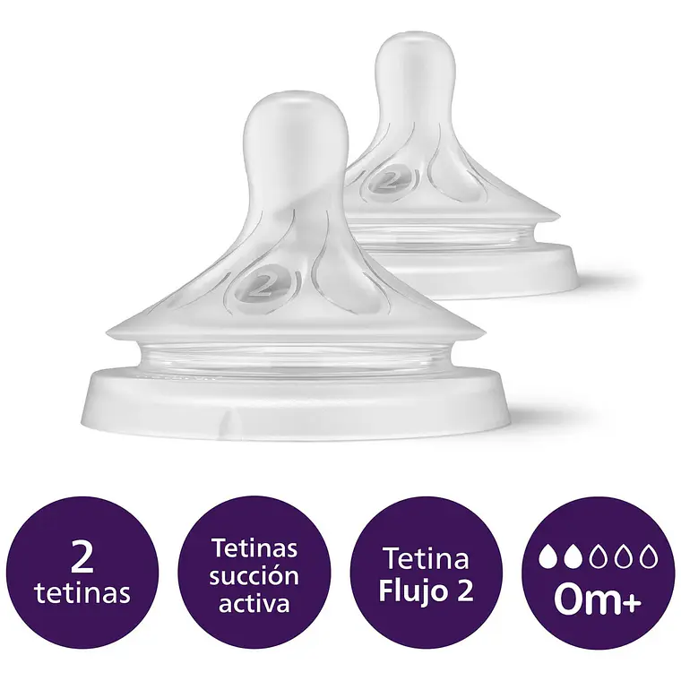 Tetinas de repuesto Natural response Philips Avent 7