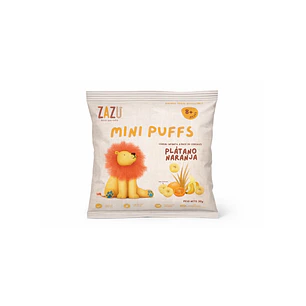 Puffs Orgánicos Plátano Naranja 10g Zazu Foods