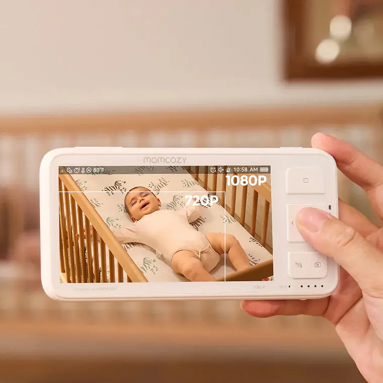 Monitor de Bebé Momcozy 1080P Full HD 3