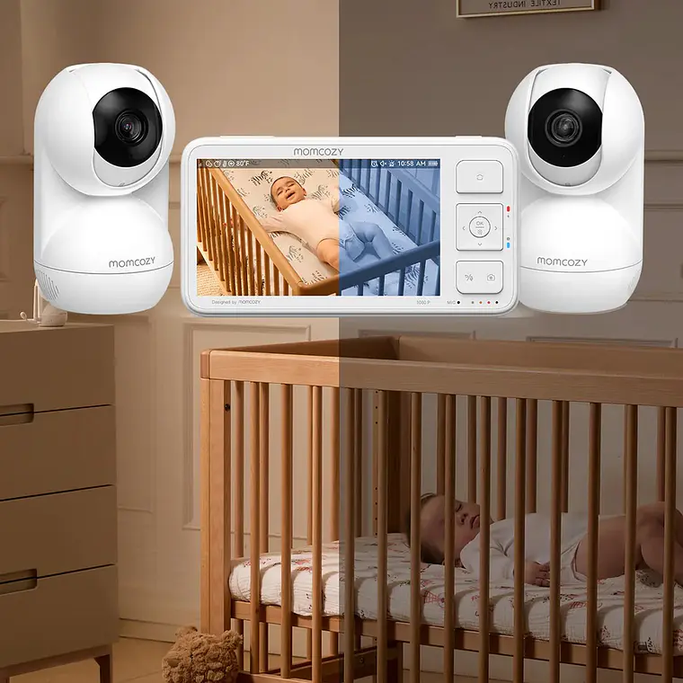 Monitor de Bebé Momcozy 1080P Full HD 4