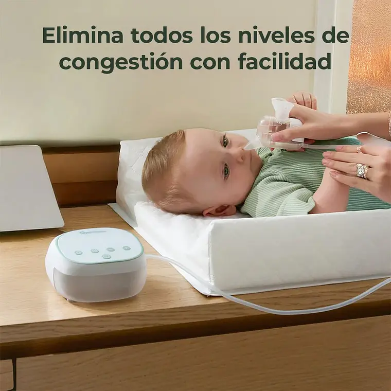 Aspirador Nasal Eléctrico 2 en 1 Momcozy BreezyClear Pro 6