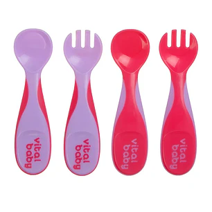 Set de Cubiertos Chunky Vital Baby 4 Piezas