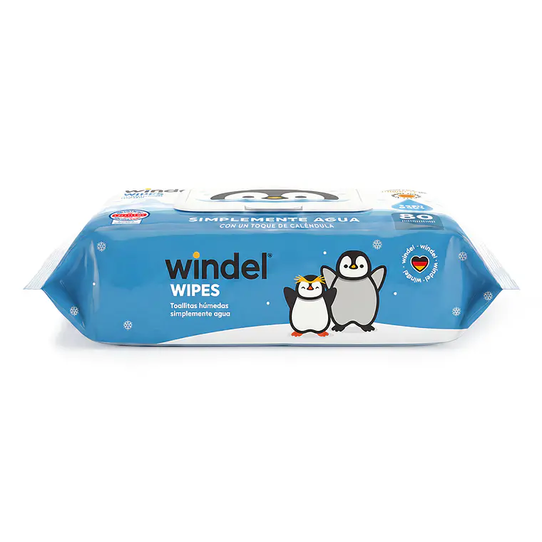 Toallitas Húmedas Windel Wipes 80 uds. | 99,9% Agua Purificada 3