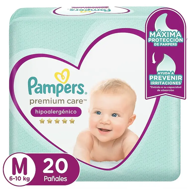Pampers Premium Care M (6-10 Kg) X8 1