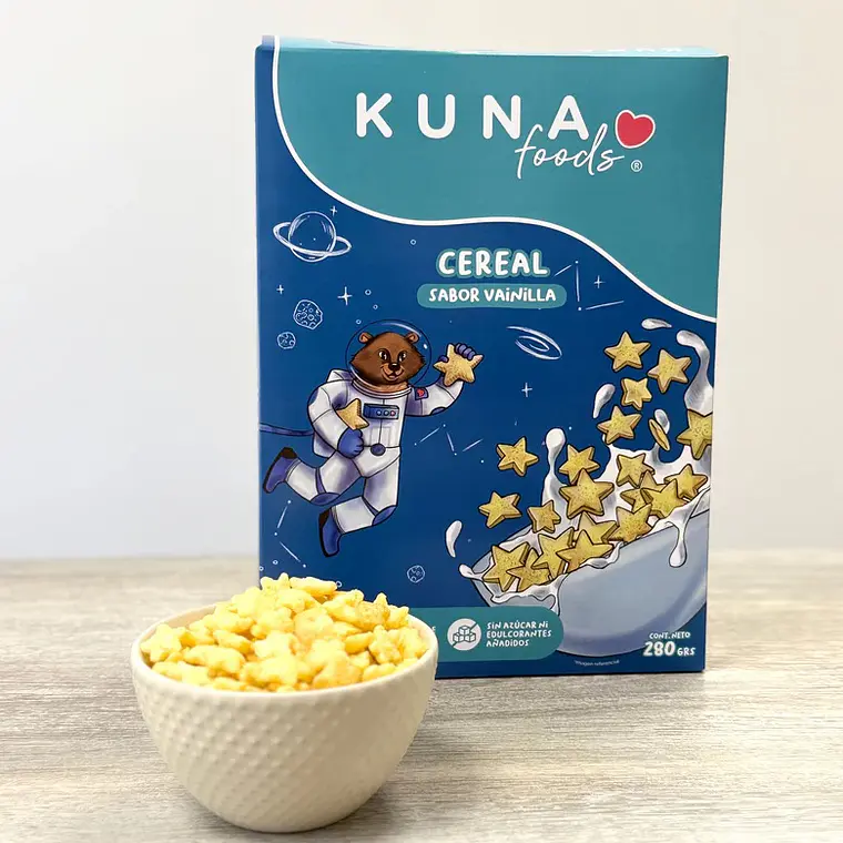 Cereal Infantil Vainilla Kuna Foods 280g 4
