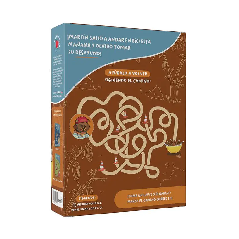 Cereal Infantil Cacao Kuna Foods 280g 3