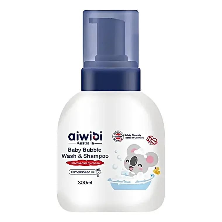 Espuma suave de Ducha 2 En 1 Shampoo Bebe Aiwibi 300 Ml 1
