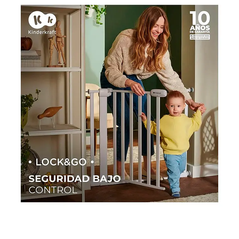 Puerta de Seguridad Lock & Go Kinderkraft 4