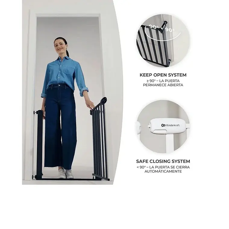 Puerta de Seguridad Lock & Go Kinderkraft 9