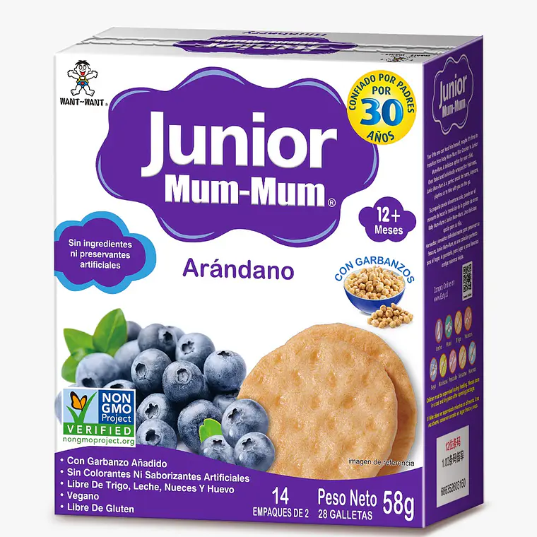 Junior Mum-Mum Arándano 58gr 1