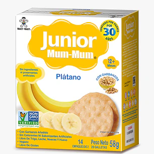 Junior Mum-Mum Plátano 58 gr