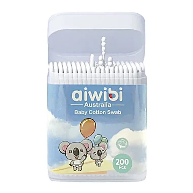 Cotonitos de bebe aiwibi 200 unidades 1