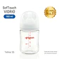 Mamadera boca ancha vidrio talla S 160 ml Pigeon - Miniatura 2