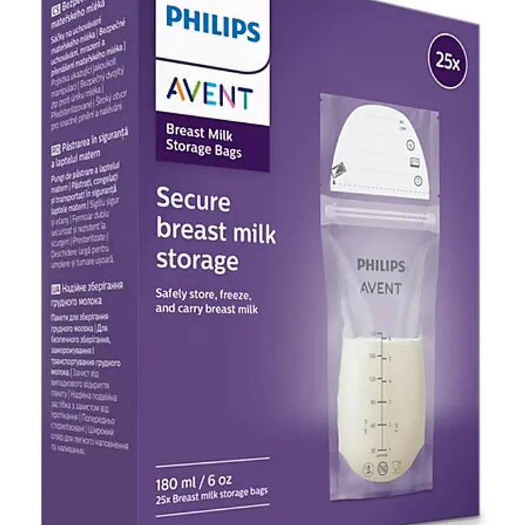 Bolsas de almacenamiento de leche materna Avent 1