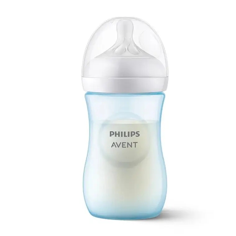 Mamadera Natural Response 260ml Azul Avent SCY903/21 2