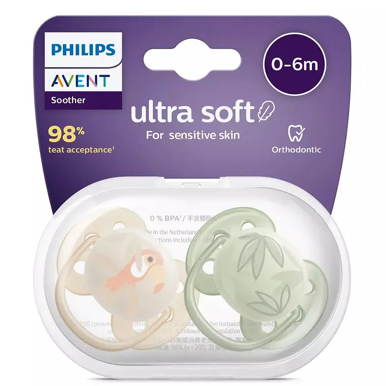 Chupete ultra soft avent 0-6m 1