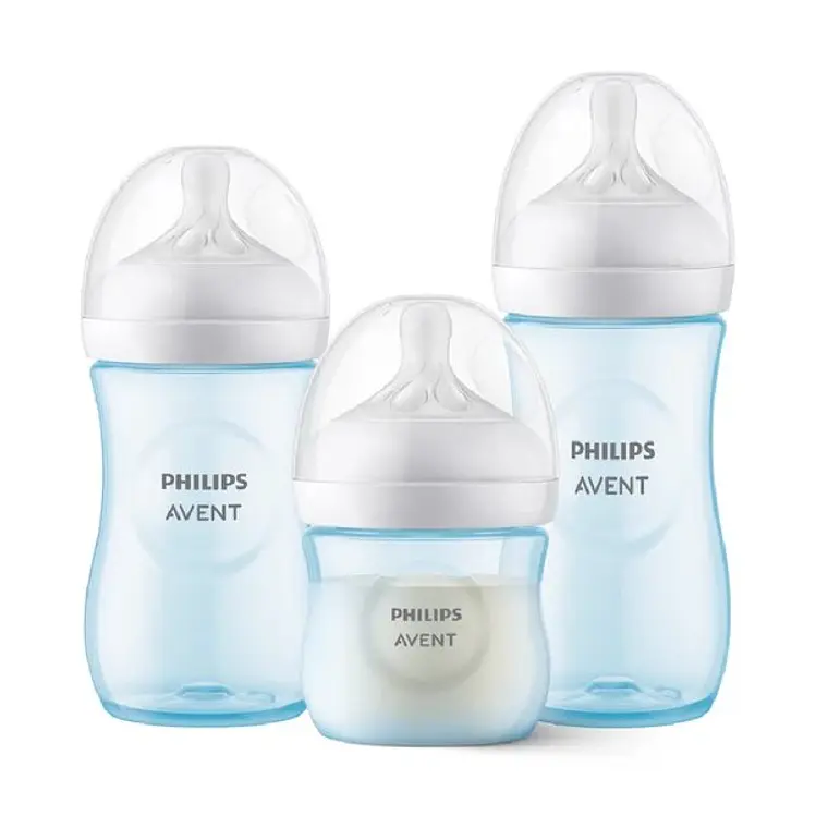 Set 3 Mamaderas 125/260/330 ML Avent azul 2