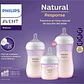 Set 3 Mamaderas Avent Natural Response Rosa - Miniatura 1