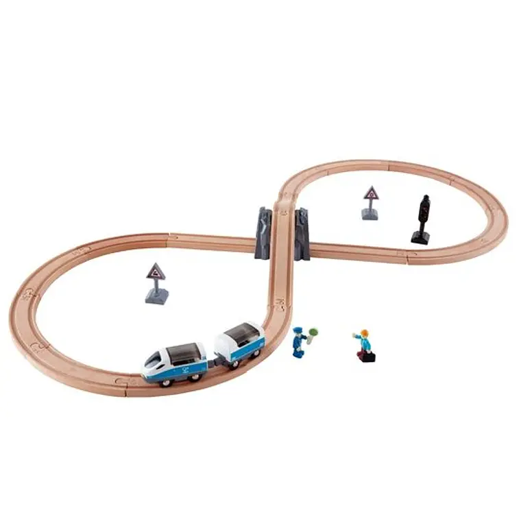 Juego vias de tren en ocho 1