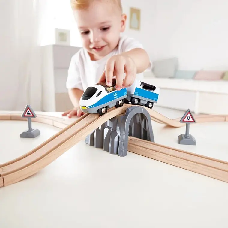 Juego vias de tren en ocho 2