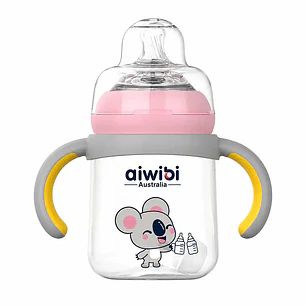 Vaso con asas Rosado Gris 240ml Aiwibi 