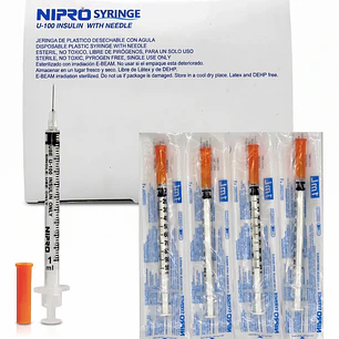 Aguja Lapiz Insulina 31G x 6mm 100 un. Nipro